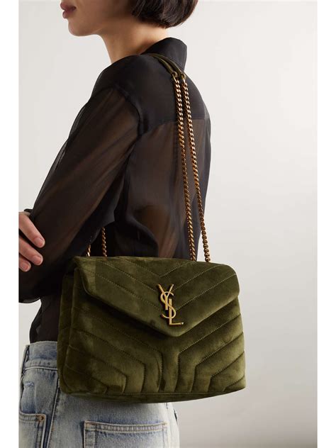 ysl loulou bag green|YSL small loulou suede.